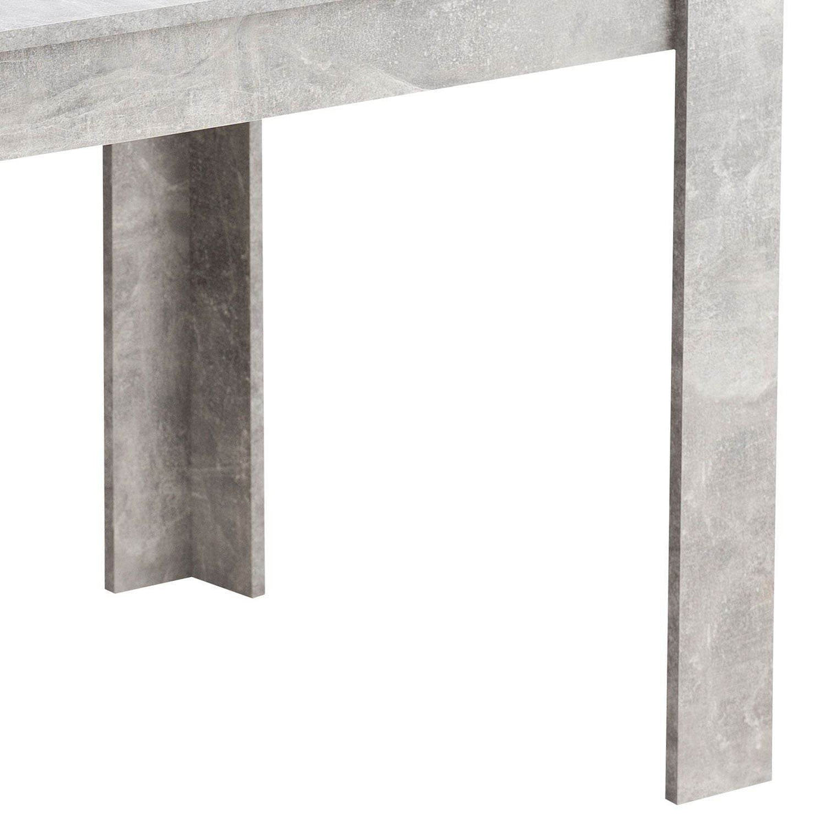Esszimmertisch Holztisch 135x80 cm Massiv Grau - Palo24