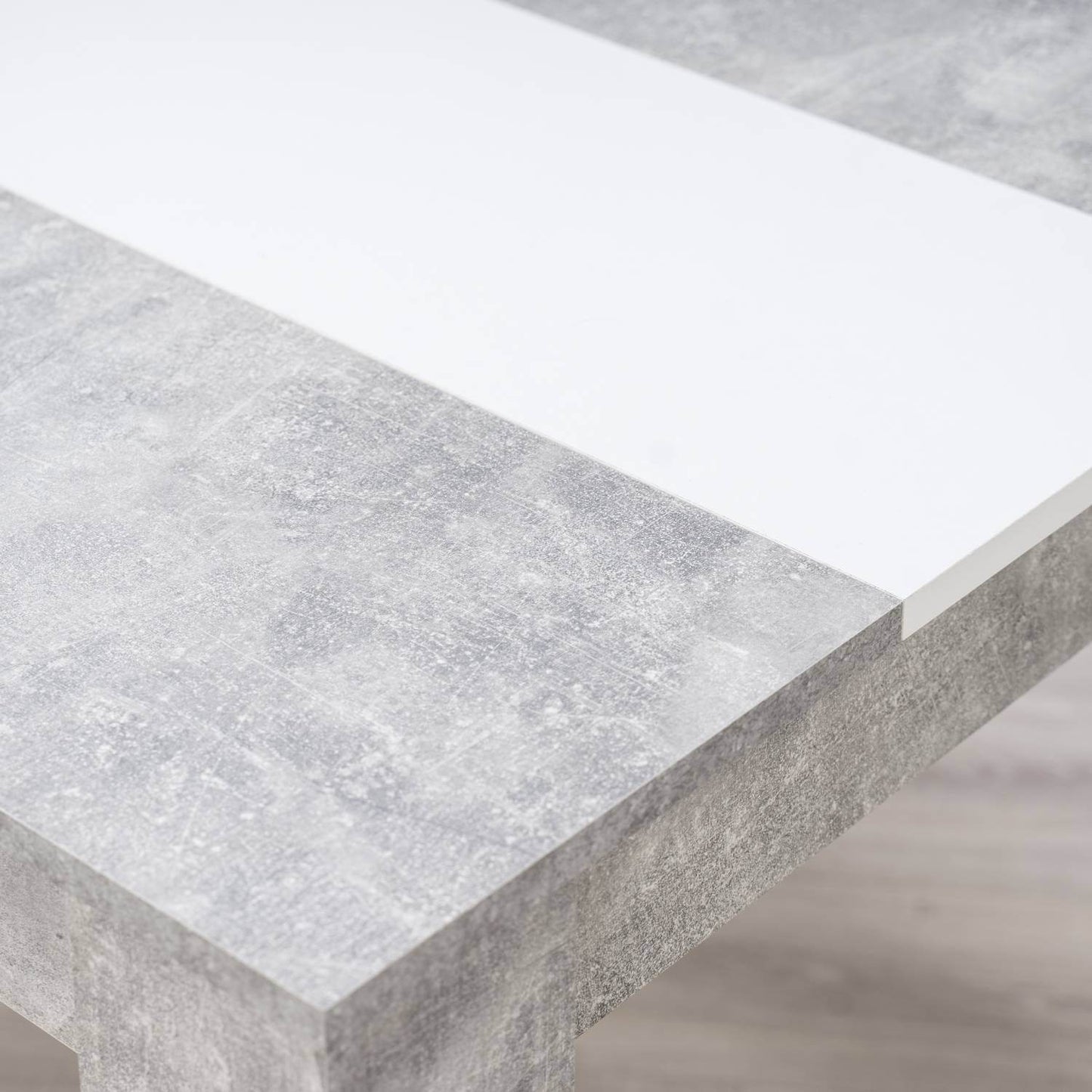 Esszimmertisch Holztisch 135x80 cm Massiv Grau - Palo24