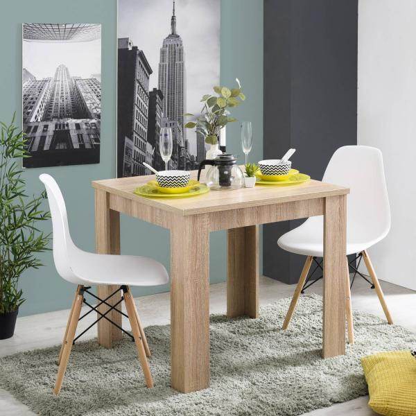 Esstisch Holztisch Küchentisch 80x80 cm Holz Massiv Eiche - Palo24