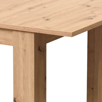 Esstisch mit 4 Stühlen Essgruppe Set 160x90 cm Eiche Beige - Palo24