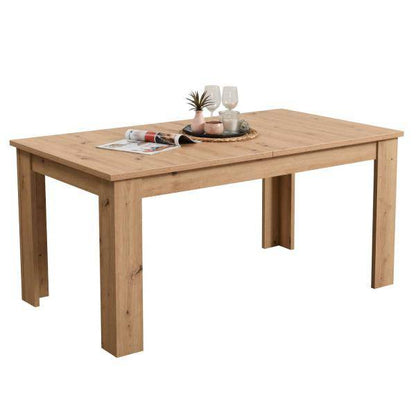 Esstisch ausziehbar Holztisch 160x90 cm Holz Massiv Eiche - Palo24