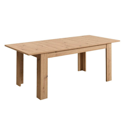 Esstisch mit 4 Stühlen Essgruppe Set 160x90 cm Eiche Beige - Palo24