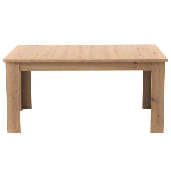 Esstisch ausziehbar Holztisch 160x90 cm Holz Massiv Eiche - Palo24