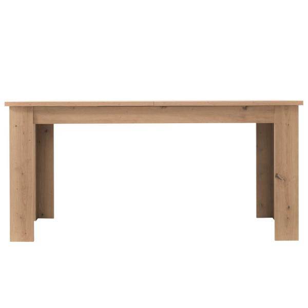 Esstisch ausziehbar Holztisch 160x90 cm Holz Massiv Eiche - Palo24
