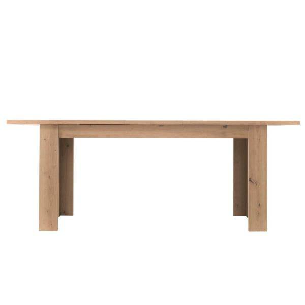 Esstisch ausziehbar Holztisch 160x90 cm Holz Massiv Eiche - Palo24