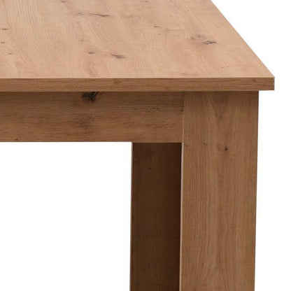 Esstisch ausziehbar Holztisch 160x90 cm Holz Massiv Eiche - Palo24
