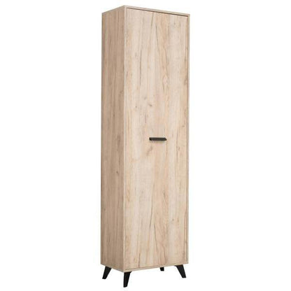 Flurgarderobe Garderoben Set Flurmöbel Modern Komplettset 5-tlg Holz Eiche Grau - Palo24