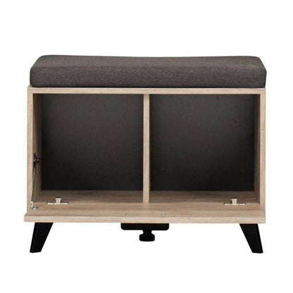 Flurgarderobe Garderoben Set Flurmöbel Modern Komplettset 5-tlg Holz Eiche Grau - Palo24