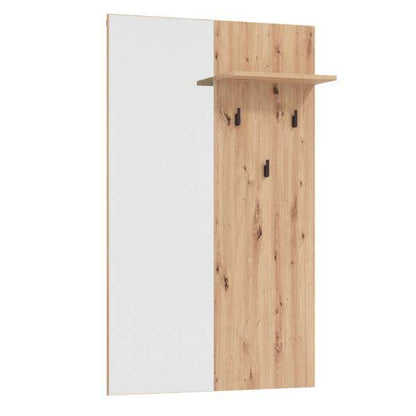 Garderobe Flurgarderobe Set Flurmöbel Industrial Style Komplettset 5-tlg Holz Eiche - Palo24