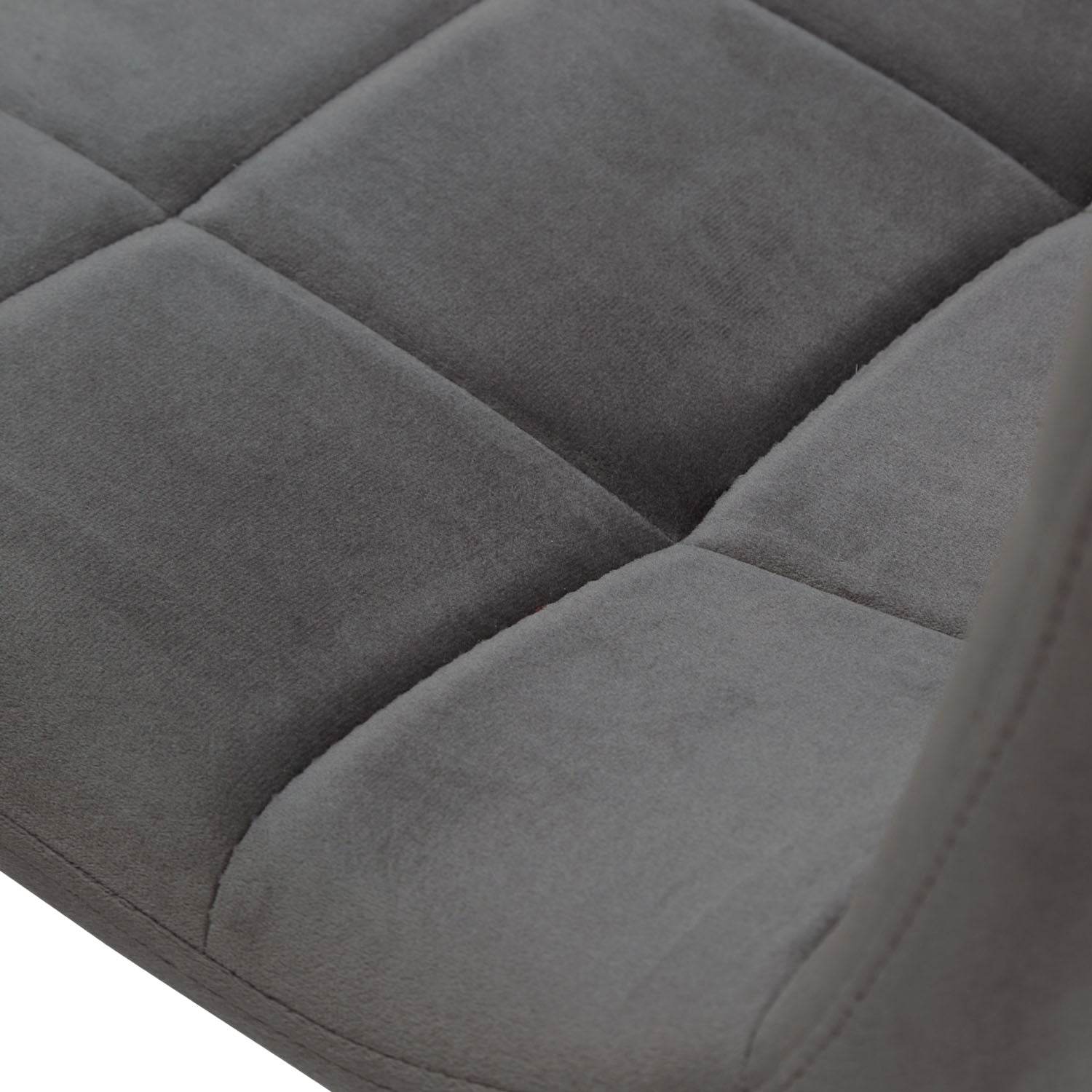Esstisch mit 2 Stühlen Set Essgruppe 90x60 cm Weiss Grau - Palo24