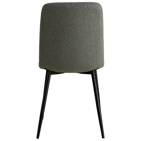 2er Set Grau Esszimmerstühle Küchenstühle Polsterstühle Modern - Palo24