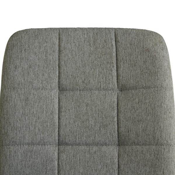 4er Set Grau Esszimmerstühle Küchenstühle Polsterstühle Modern - Palo24