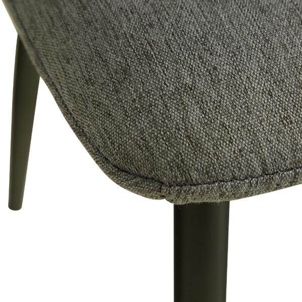 2er Set Grau Esszimmerstühle Küchenstühle Polsterstühle Modern - Palo24