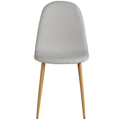 4er Set Grau Esszimmerstühle Küchenstühle Polsterstühle Modern - Palo24