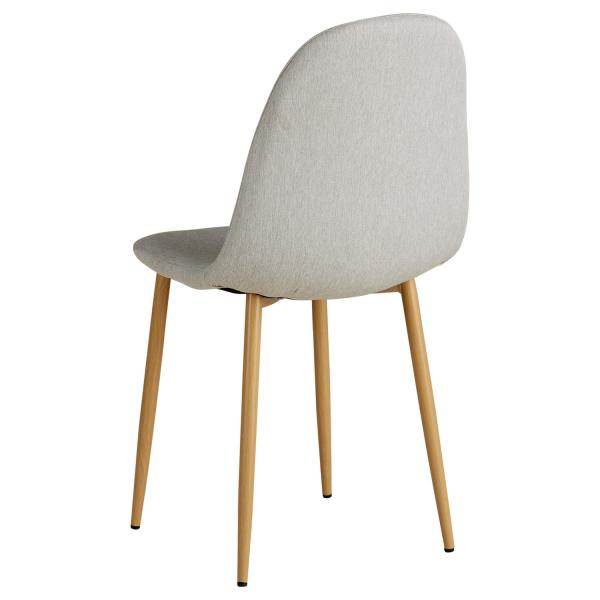 2er Set Grau Esszimmerstühle Küchenstühle Polsterstühle Modern - Palo24