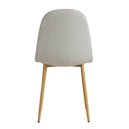 2er Set Grau Esszimmerstühle Küchenstühle Polsterstühle Modern - Palo24