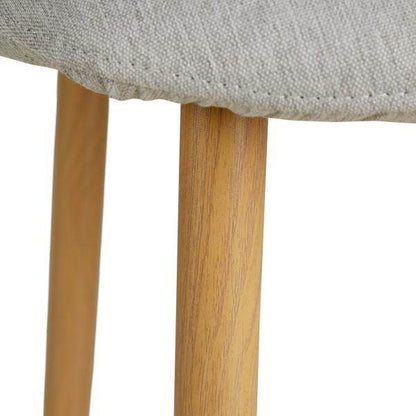 2er Set Grau Esszimmerstühle Küchenstühle Polsterstühle Modern - Palo24