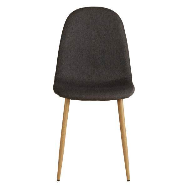 2er Set Anthrazit Esszimmerstühle Küchenstühle Polsterstühle Modern - Palo24