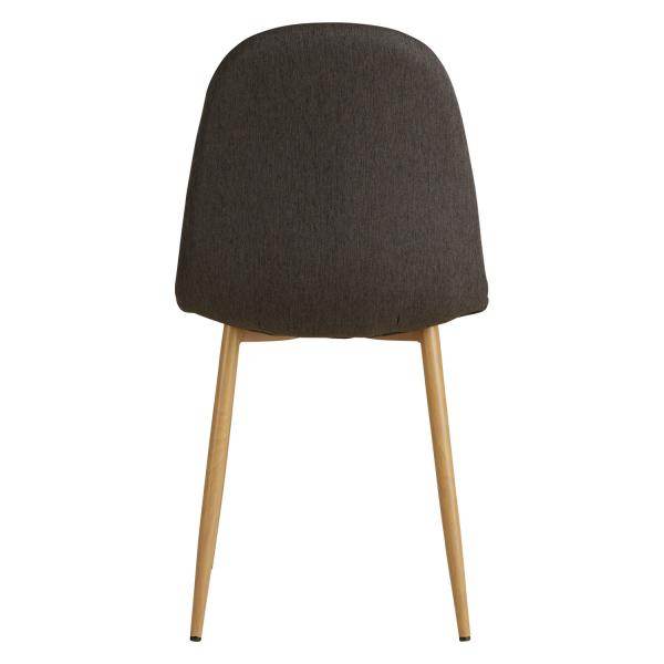 2er Set Anthrazit Esszimmerstühle Küchenstühle Polsterstühle Modern - Palo24