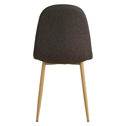 2er Set Anthrazit Esszimmerstühle Küchenstühle Polsterstühle Modern - Palo24