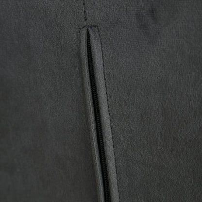 Polsterstuhl Samt Grau Esszimmerstuhl Polstersessel Armlehnenstuhl - Palo24