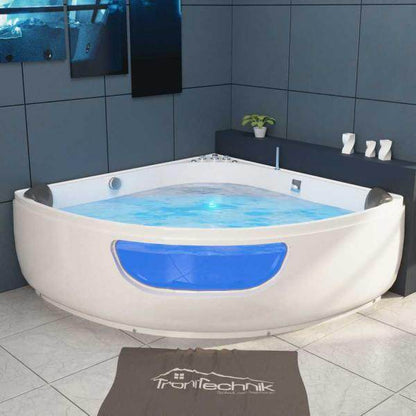 Eckwhirlpool Badewanne PAROS 135x135 - Palo24