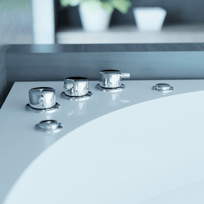 Eckwhirlpool Badewanne PAROS 135x135 - Palo24