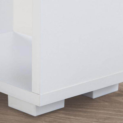 Standregal Wandregal 7 Fächer Bücherregal 4 Varianten Weiss Holz Massiv - Palo24