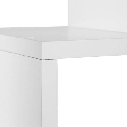 Standregal Wandregal 7 Fächer Bücherregal 4 Varianten Weiss Holz Massiv - Palo24