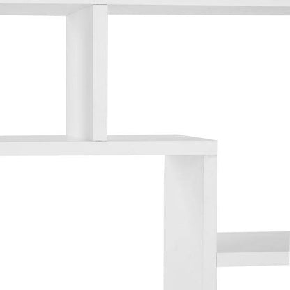 Standregal Wandregal 7 Fächer Bücherregal 4 Varianten Weiss Holz Massiv - Palo24