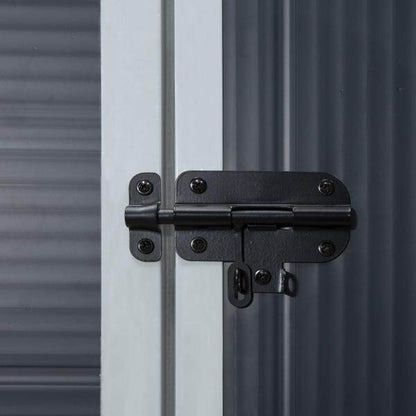Gerätehaus Geräteschuppen PP Metall Grau - Palo24