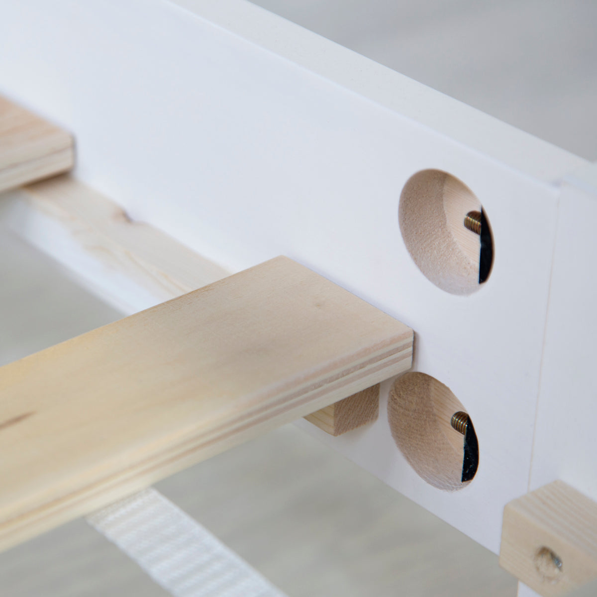 Doppelbett mit Matratze und Lattenrost 120x200 Bett Weiss Kiefer Massiv Holzbett