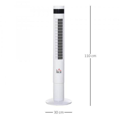 Turmventilator mit Fernsteuerung 85° Oszillierender 110cm Standventilator 50 W - Palo24