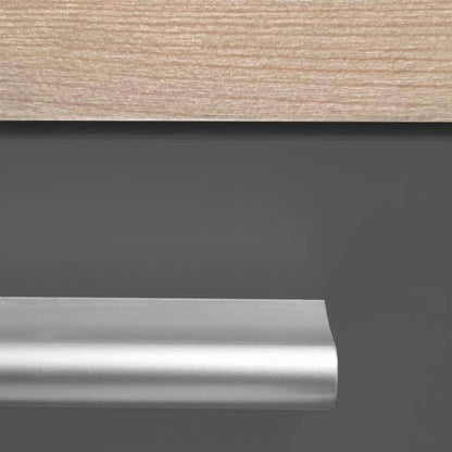 Küchenzeile ohne Geräte Einbauküche Singleküche Küchenschränke 80 cm Eiche Grau - Palo24