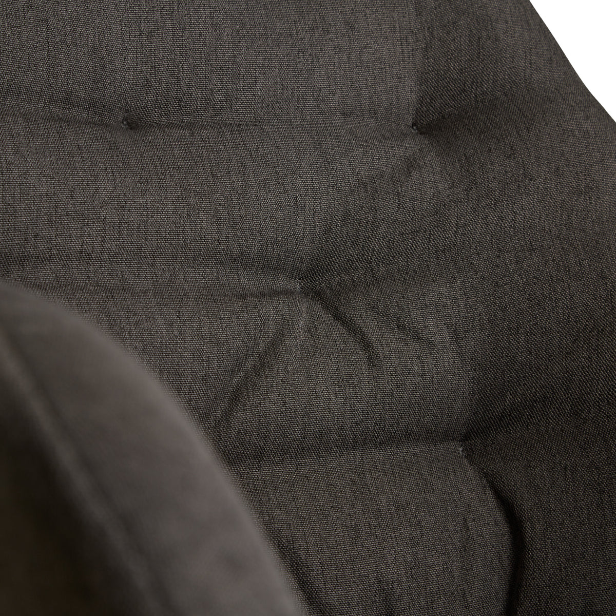 Polsterstuhl Leinen Anthrazit | 2er Set | mit Armlehnen | Küche Esszimmer Büro
