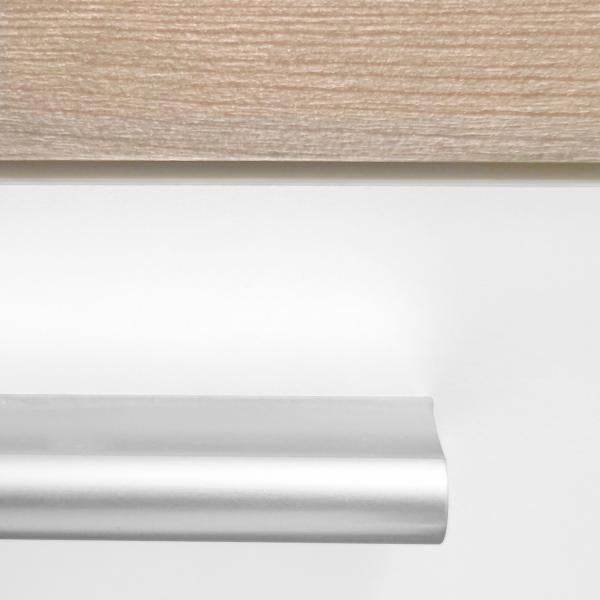 Küchenzeile ohne Geräte Einbauküche Singleküche Küchenschränke 120 cm Eiche Weiss - Palo24