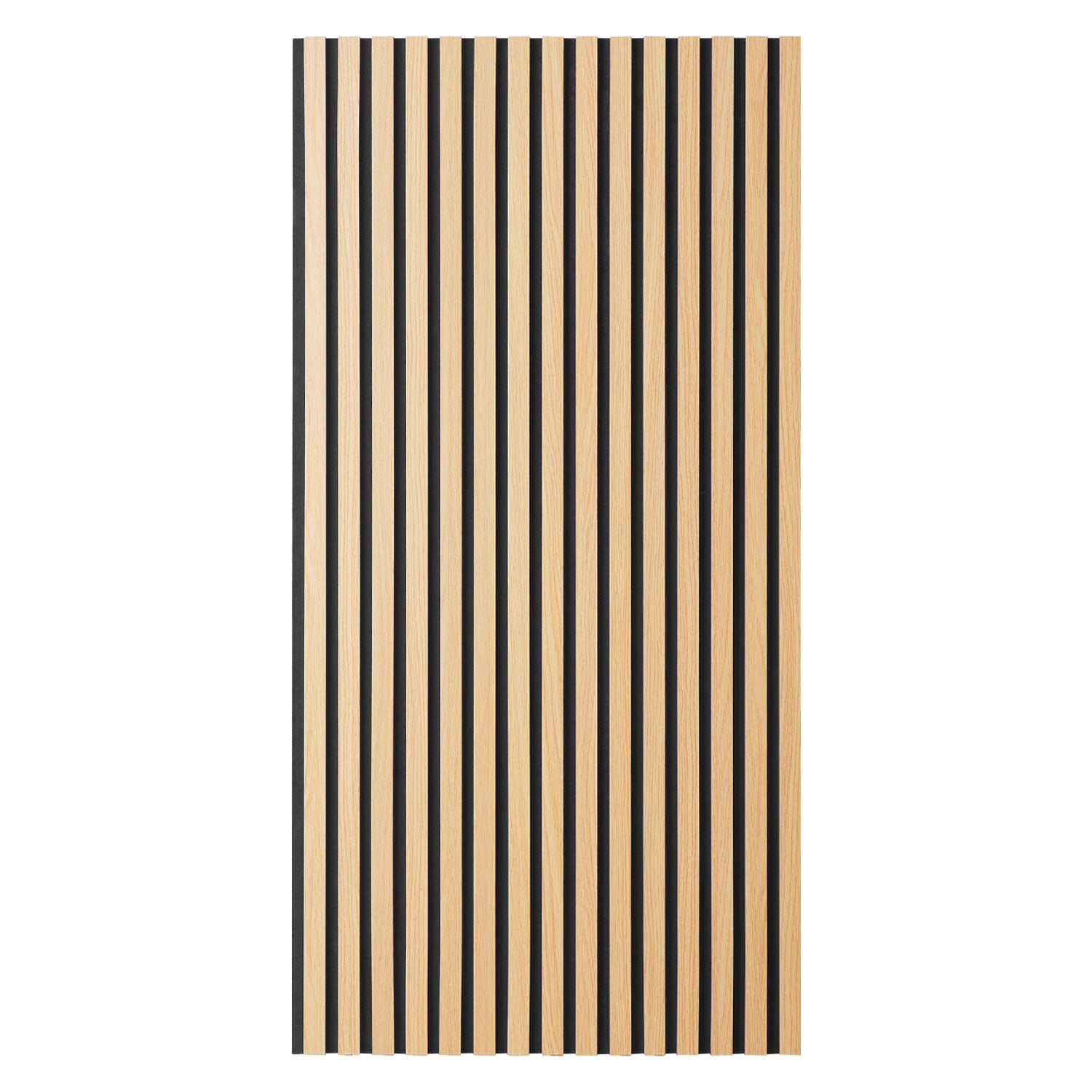 Akustikpaneele Wandpaneele 60 x 120 cm Natur Eiche Holz 3D Leisten - Palo24