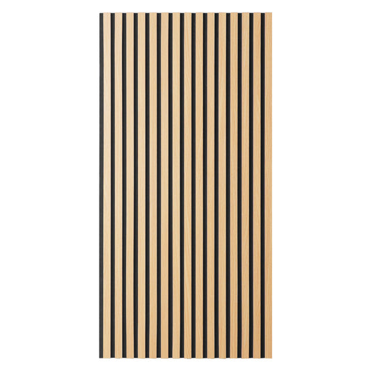Akustikpaneele Wandpaneele 60 x 120 cm Natur Eiche Holz 3D Leisten - Palo24