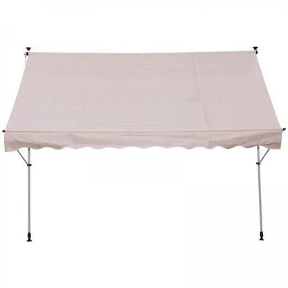 Markise Klemmmarkise Sonnenschutz Beige 200 x 150cm - Palo24