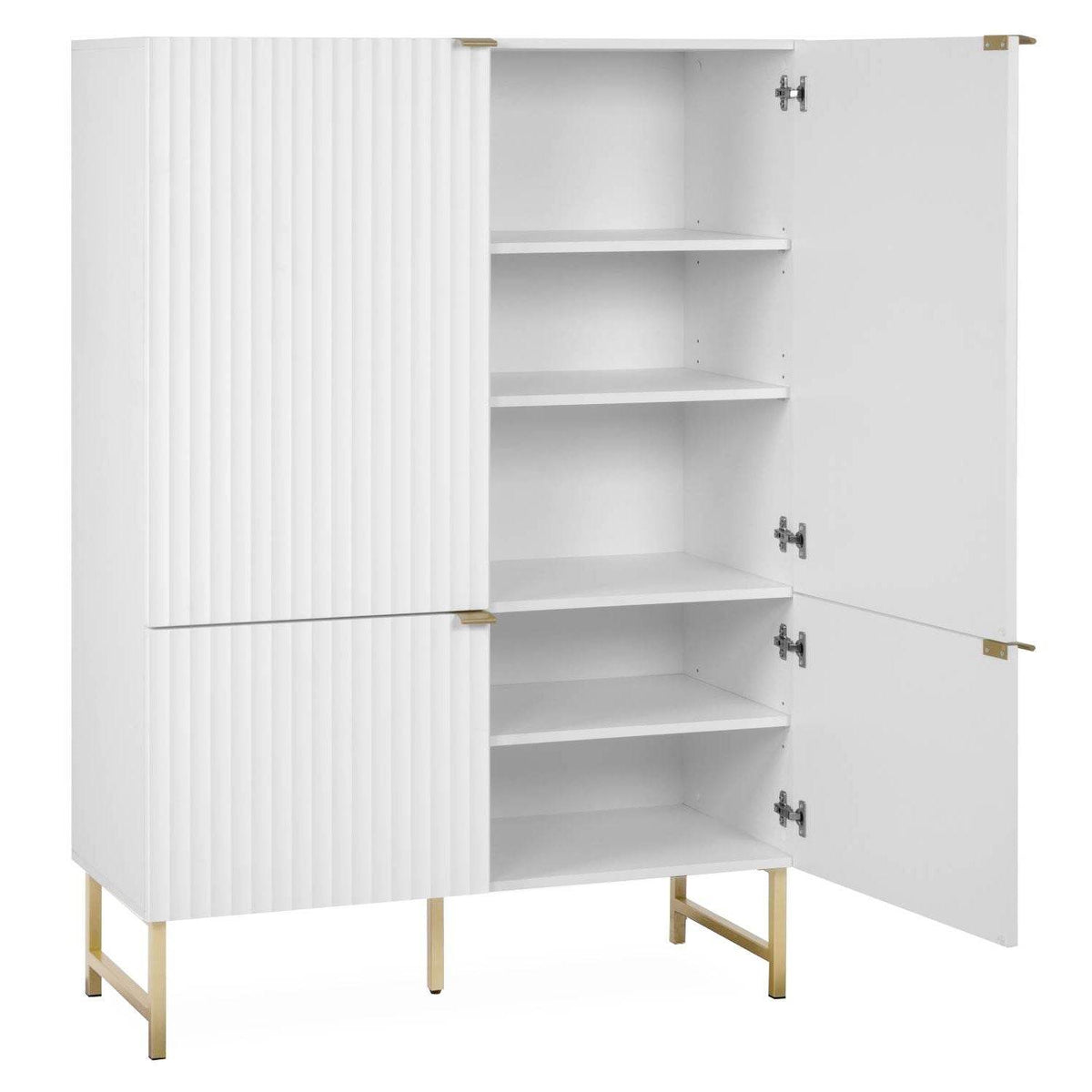 Highboard Anrichte Weiss Holz - Palo24