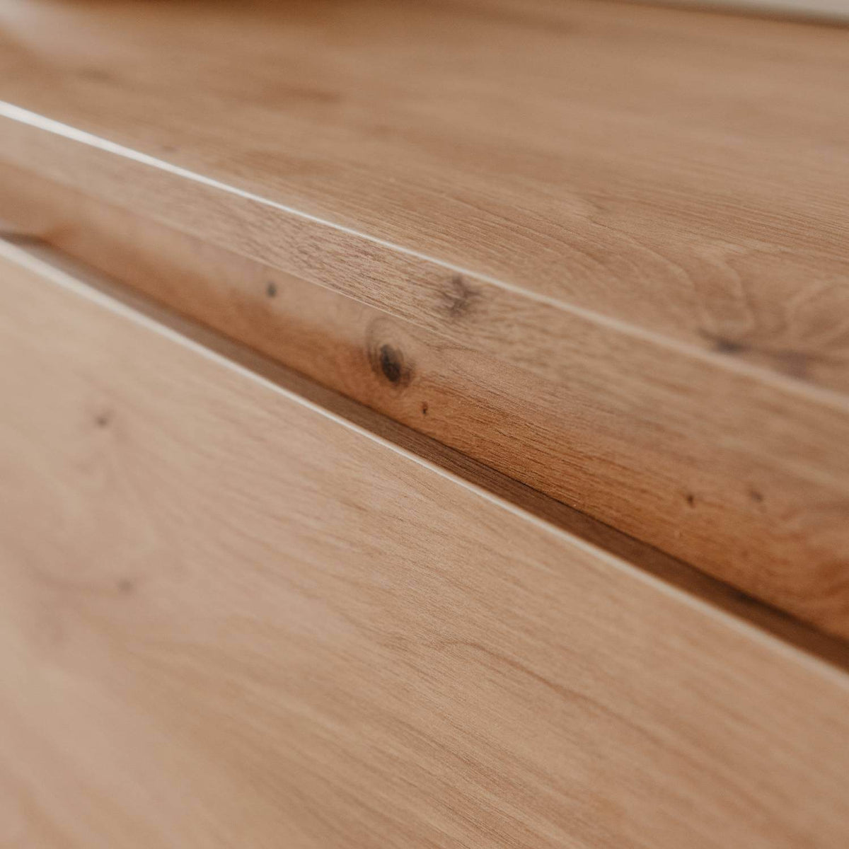 Wohnwand Schrankwand Anbauwand 3 tlg. Modern Eiche Holz Industrial Style - Palo24