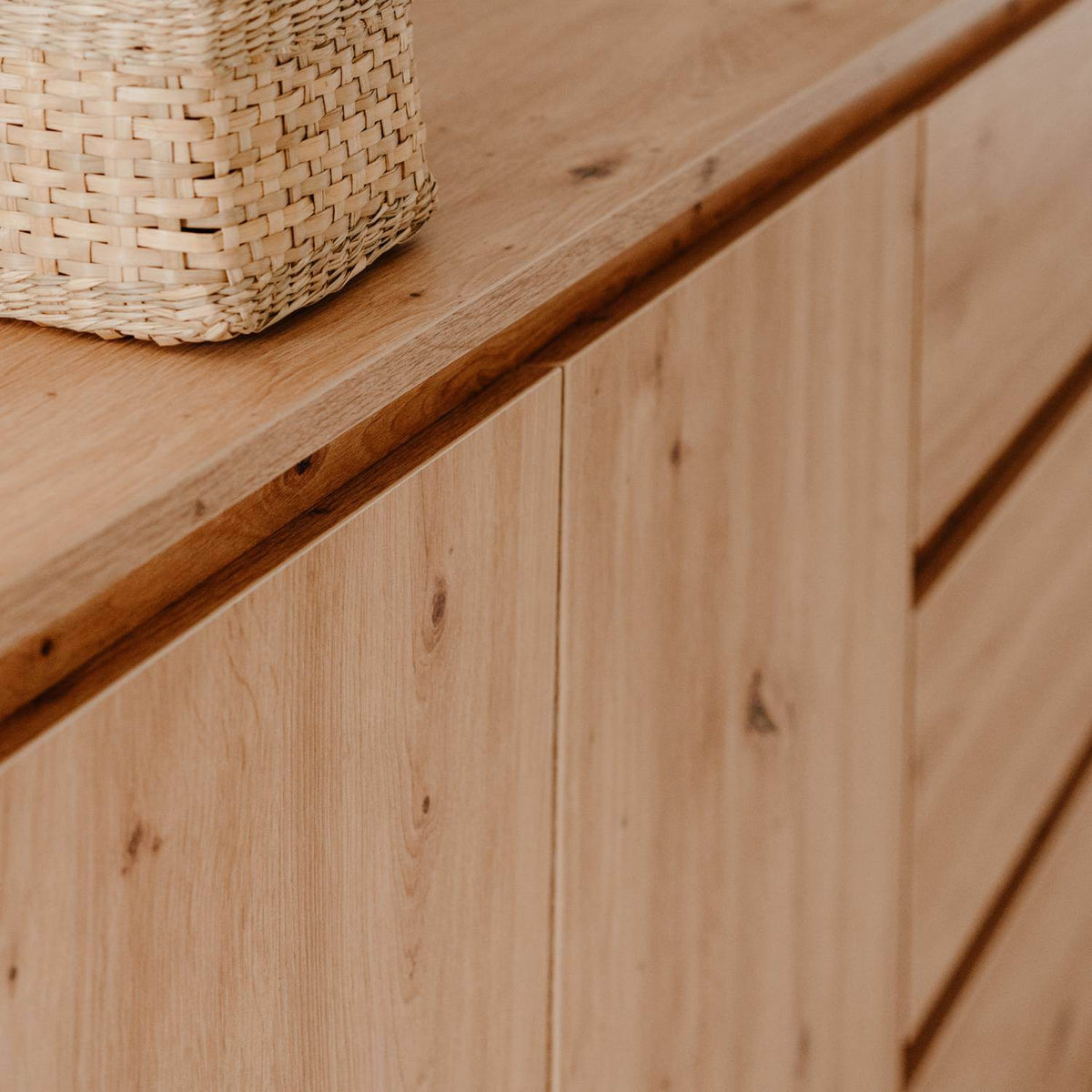 Kommode Sideboard Holz Eiche Anrichte Industrial Look - Palo24
