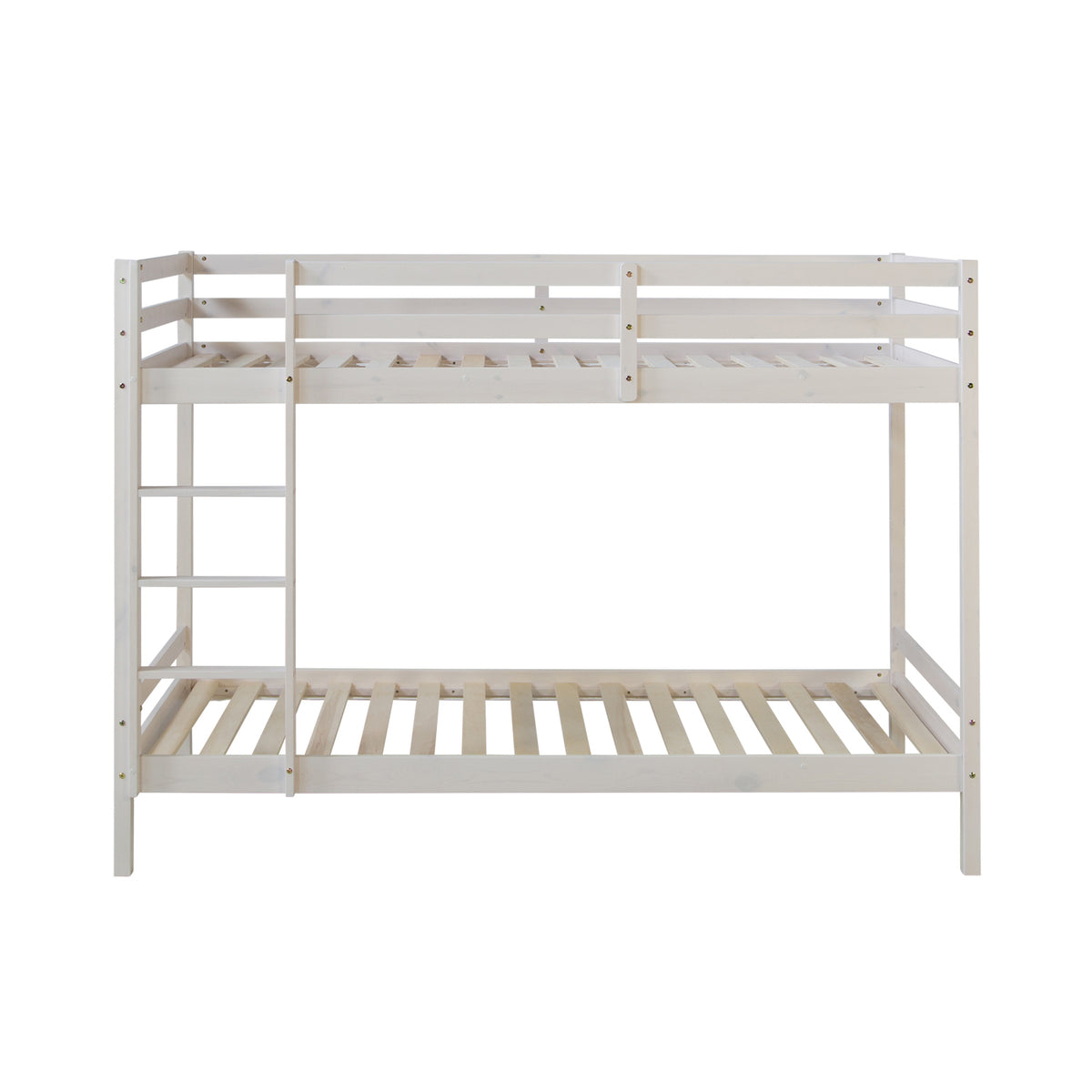 Etagenbett mit Matratzen Doppelstockbett 90x200 cm Hochbett Stockbett Kinderbett