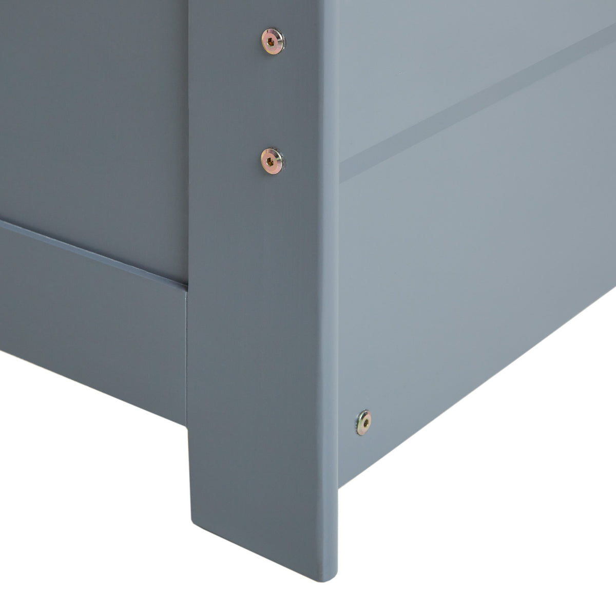 Holzbett 90x200 cm Grau | ausziehbar zum Doppelbett | Koje |mit Lattenrost | Duo-Bett kombinierbar Verwandlungsbett Multifunktionsbett