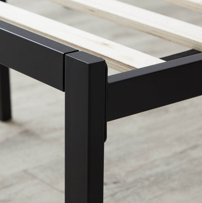 Metallbett 90x200 cm Schwarz - Palo24
