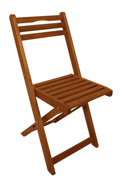Chaise pliante PORTO, eucalyptus huilé, certifié FSC®, 2 pièces