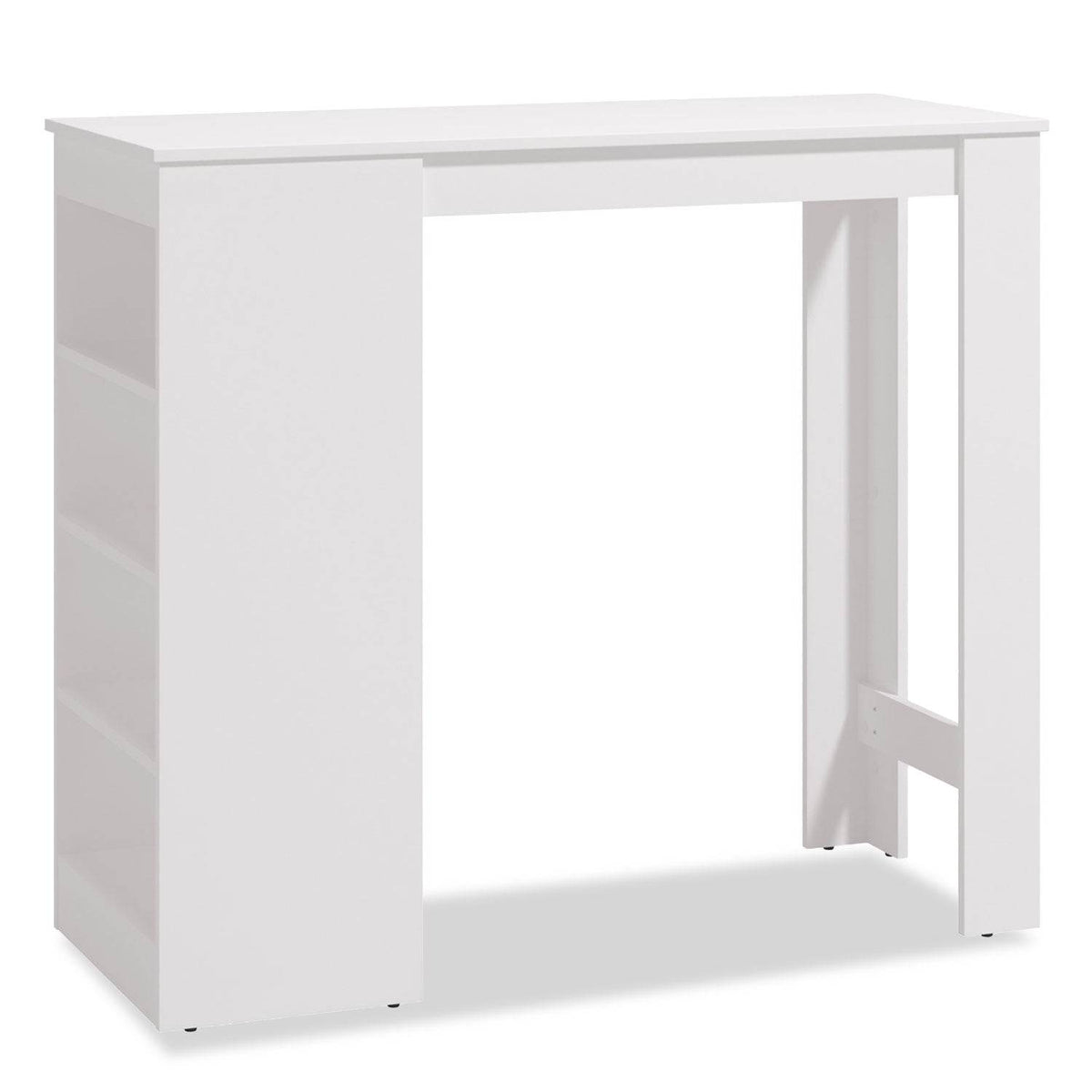 Bartisch 120x50 cm Eiche Natur Weiss - Palo24