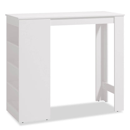 Bartisch 120x50 cm Eiche Natur Weiss - Palo24