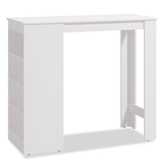 Bartisch 120x50 cm Eiche Natur Weiss - Palo24