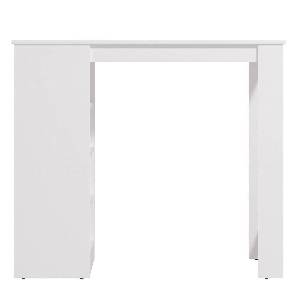 Bartisch 120x50 cm Eiche Natur Weiss - Palo24